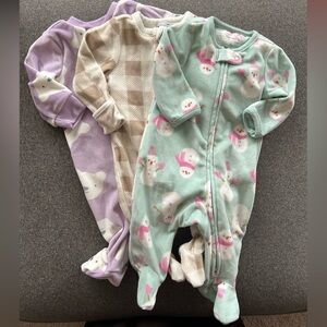 Fleece Infant Sleepers